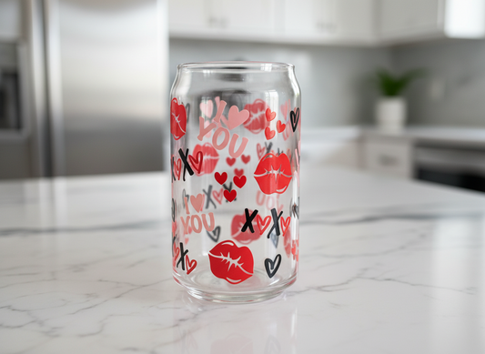 XOXO I Love You - UVDTF Wrap for cups/hard surfaces sticker