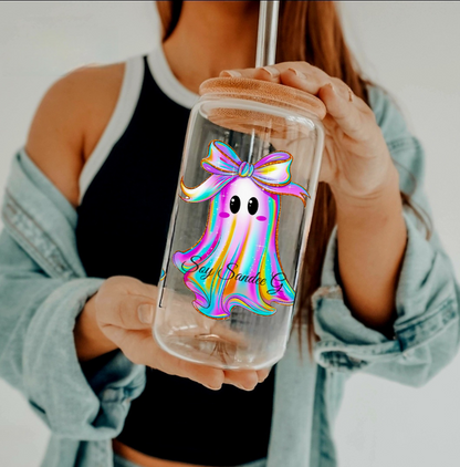 Iridescent Ghost - UVDTF Wrap for cups/hard surfaces sticker