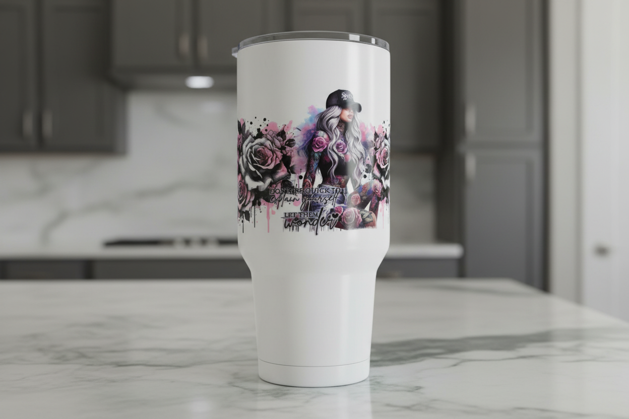 Don't Be Quick to Explain Yourself - UVDTF Wrap for cups/hard surfaces sticker