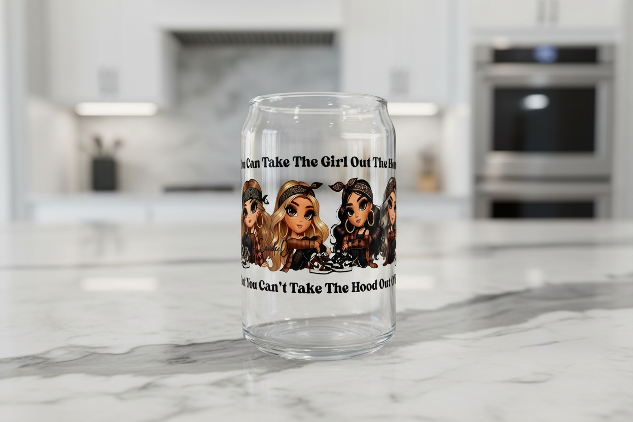 Girlz N Da Hood - UVDTF Wrap for cups/hard surfaces sticker