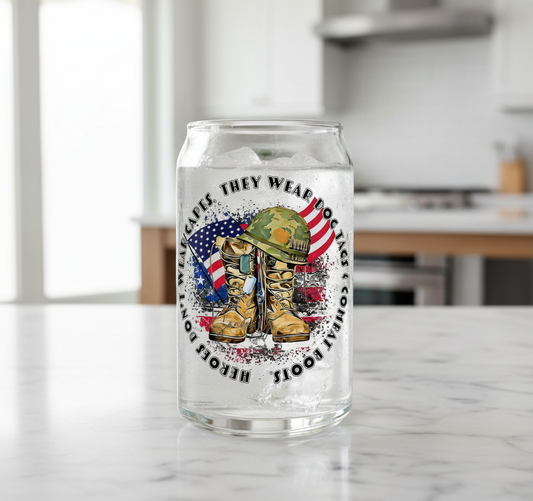 Heros Don't Wear... - UVDTF Decal for cups/hard surfaces sticker