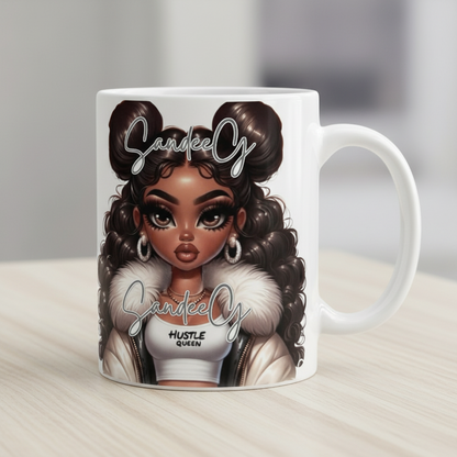 Hustle Queen - UVDTF Decal for cups/hard surfaces sticker
