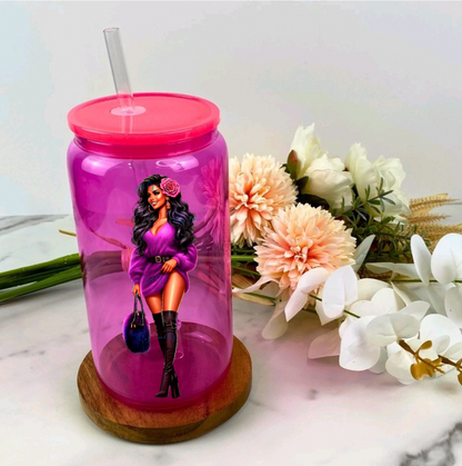 Sexy Purple Dress Mom - UVDTF Decal for cup/hard surface