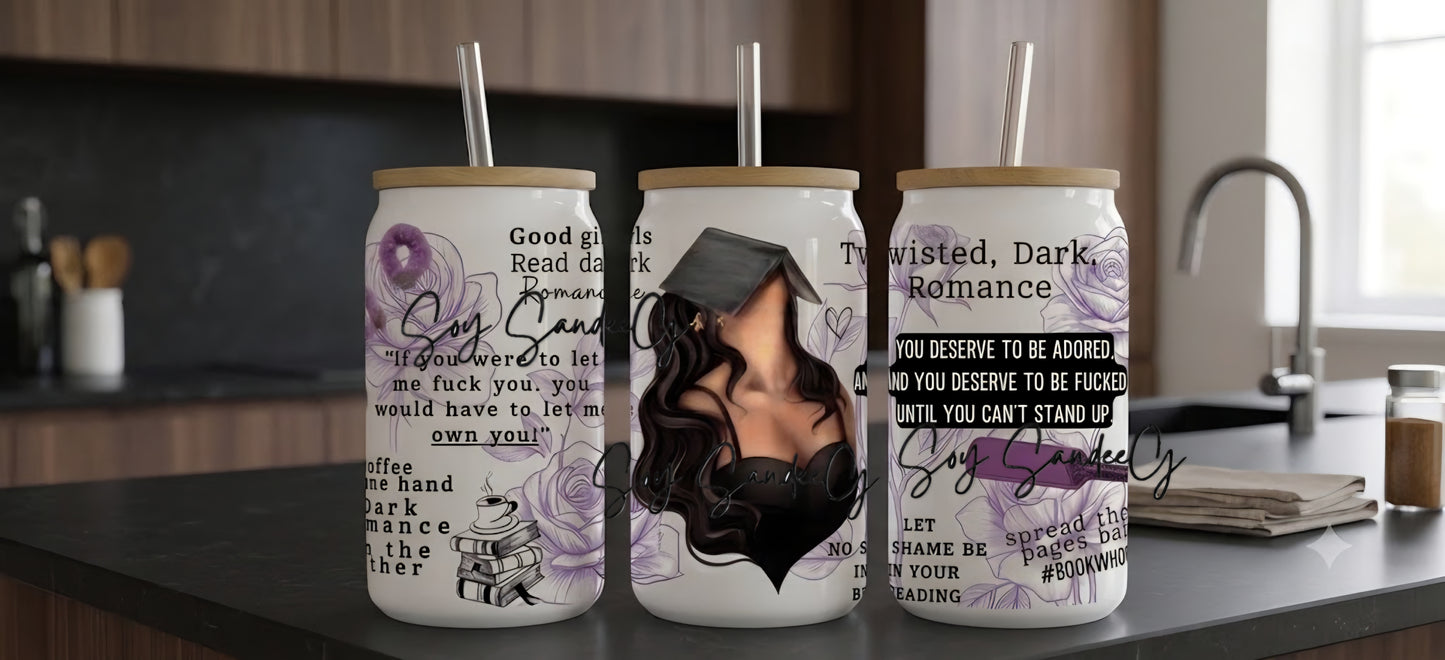 Good Girls Read Dark Romance - UVDTF Wrap for cups/hard surfaces sticker