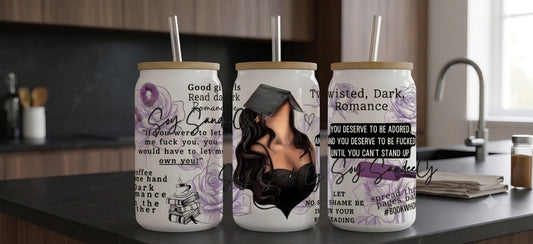 Good Girls Read Dark Romance - UVDTF Wrap for cups/hard surfaces sticker