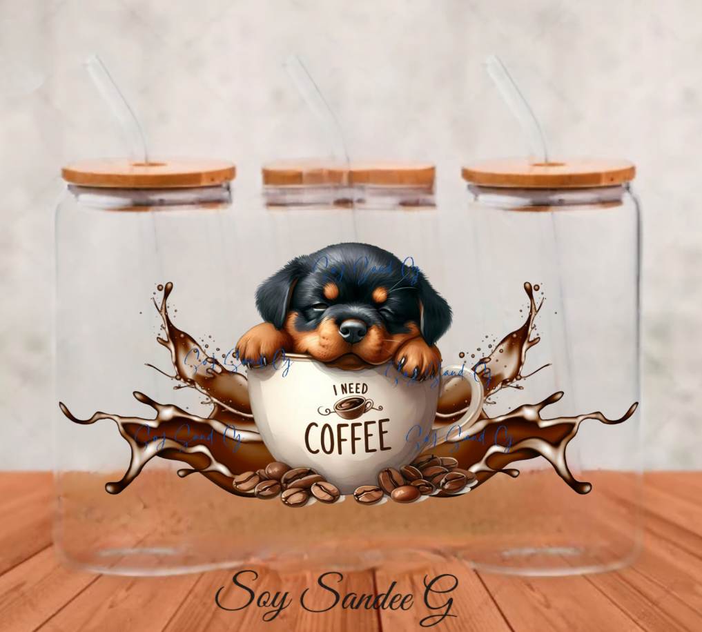 La vida es mejor con perros Envoltura UVDTF - 3