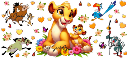 Lion King - UVDTF Wrap for cups/hard surfaces sticker