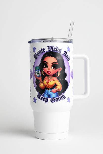 Ponte Vicks y Keep Going UVDTF Wrap