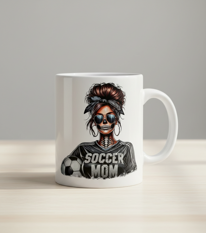Soccer Mom Skully - UVDTF Decal for cups/hard surfaces sticker