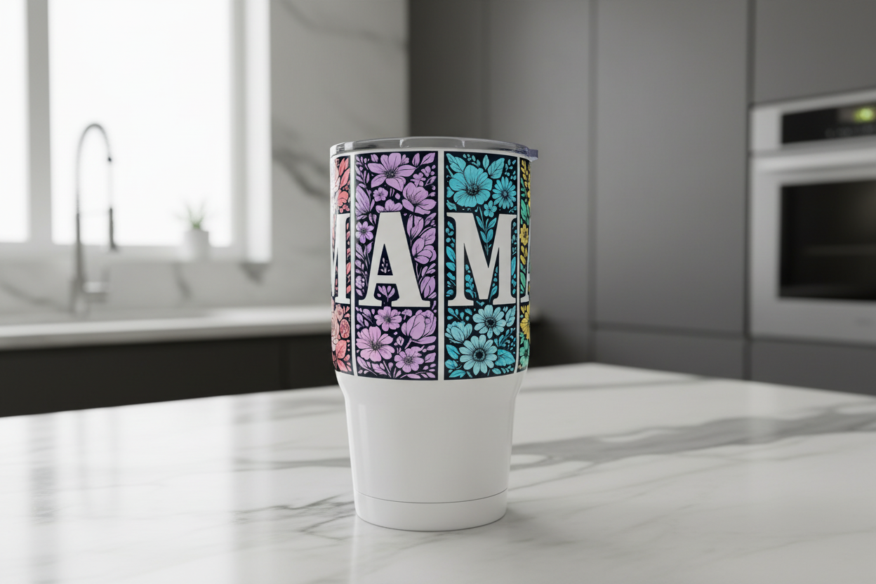 Flowered Mama - UVDTF Decal for cups/hard surfaces sticker