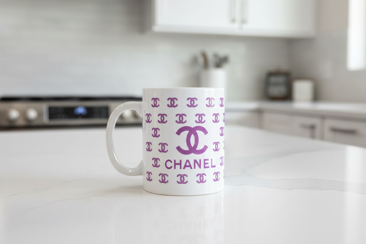 Abrigo UVDTF morado de Chanel