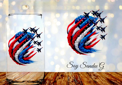 USA Fighter Jets - UVDTF Decal for cups/hard surfaces sticker