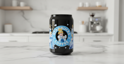 Cinderella Starbucks - UVDTF wrap for cups/hard surfaces sticker
