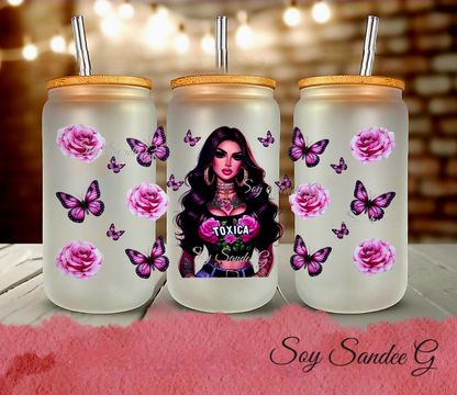 Tóxica Purple Diva - UVDTF Decal for cups/hard surfaces sticker