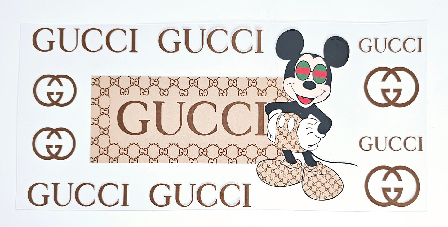 Gucci Mickey UVDTF wrap