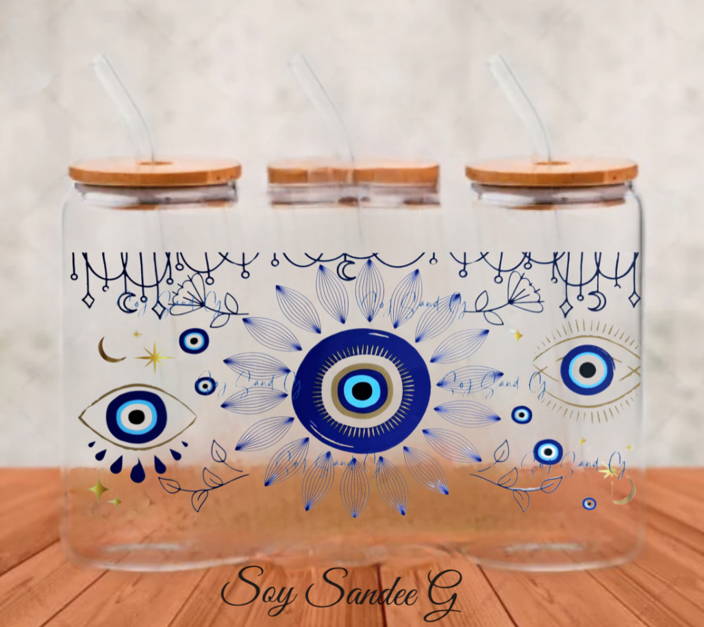 Blue Eyed Dreamcathcher - UVDTF Wrap for cups/hard surfaces sticker