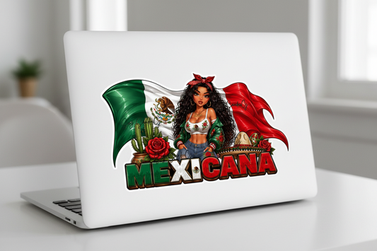 Mexicana - UVDTF Wrap for cups/hard surfaces sticker