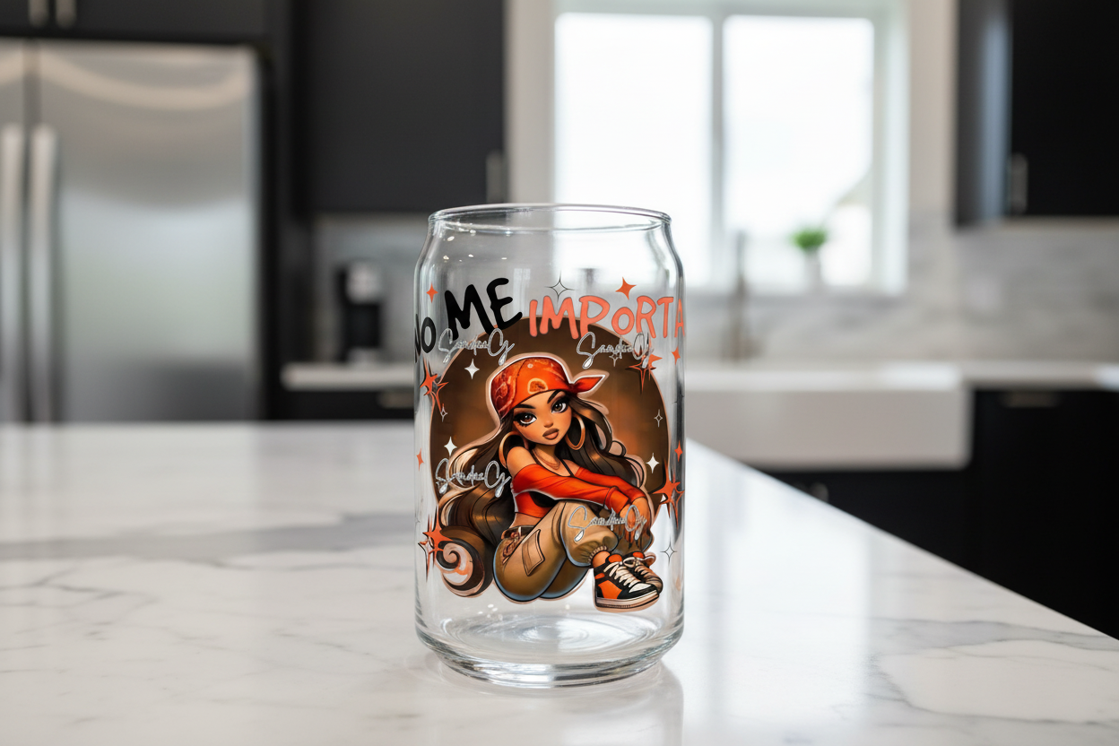 No Me Importa (I Don't Care)- UVDTF Decal for cups/hard surfaces sticker