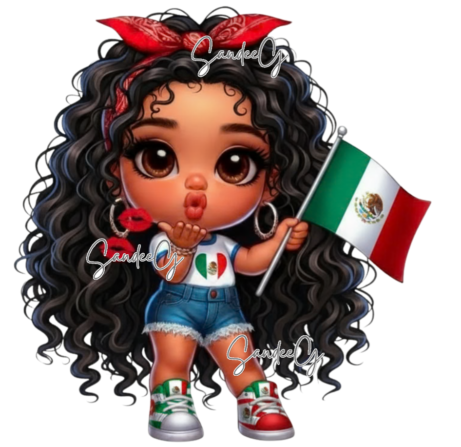 Mexican Cutie - UVDTF Decal for cups/hard surfaces sticker