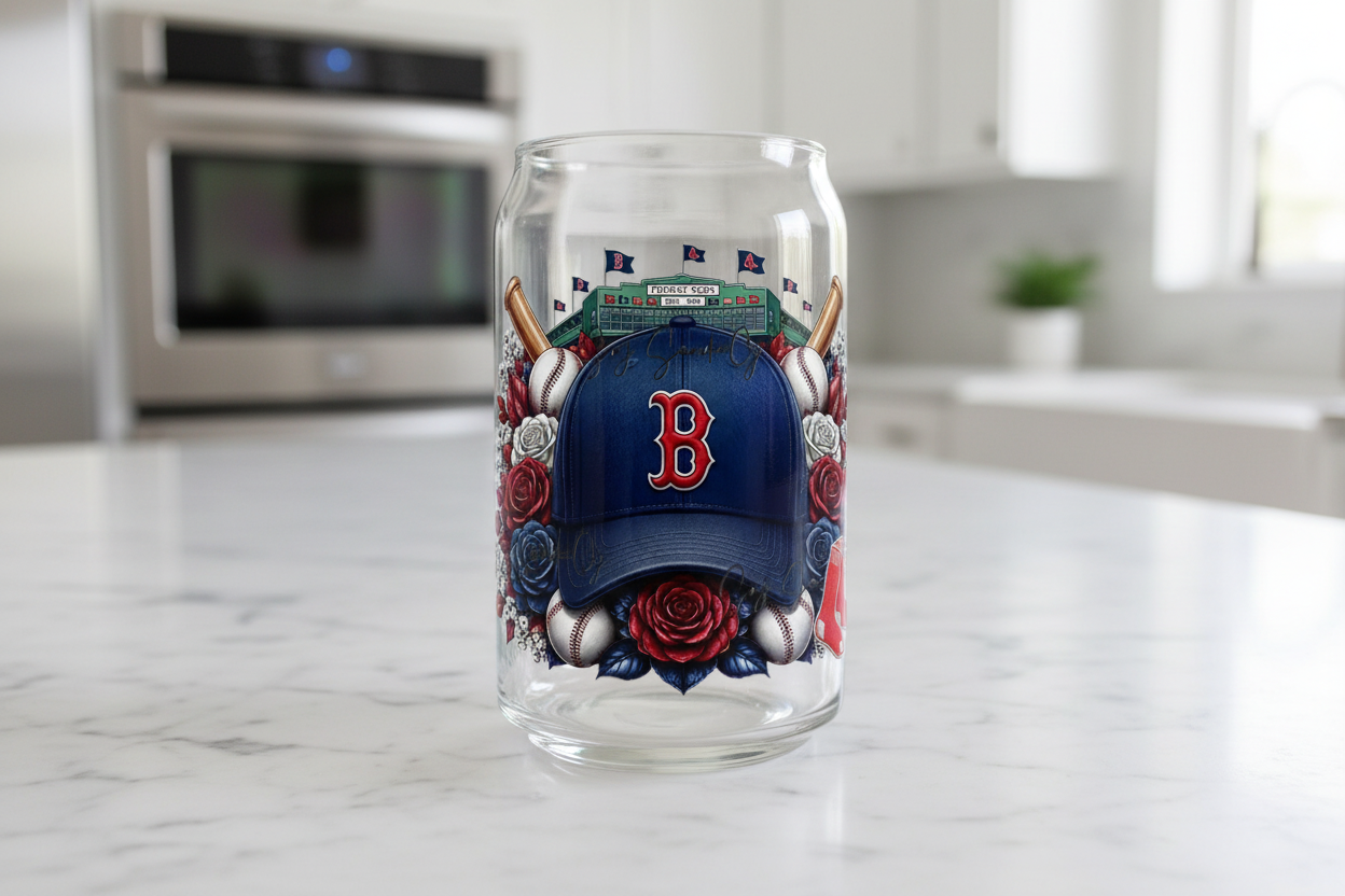 Red Sox - UVDTF Wrap for cups/hard surfaces sticker