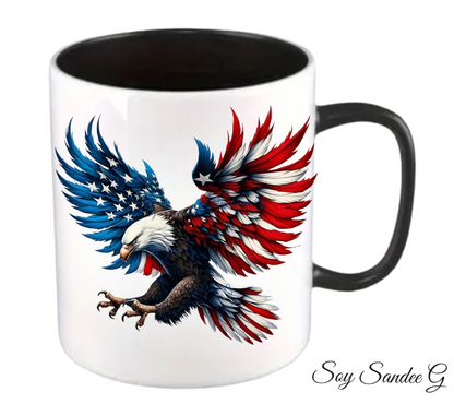 Patriotic Eagle #2 - UVDTF Decal for cups/hard surfaces sticker