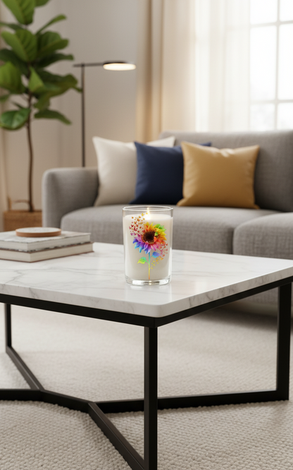 Faith Rainbow Sunflower - UVDTF Decal for cups/hard surfaces sticker