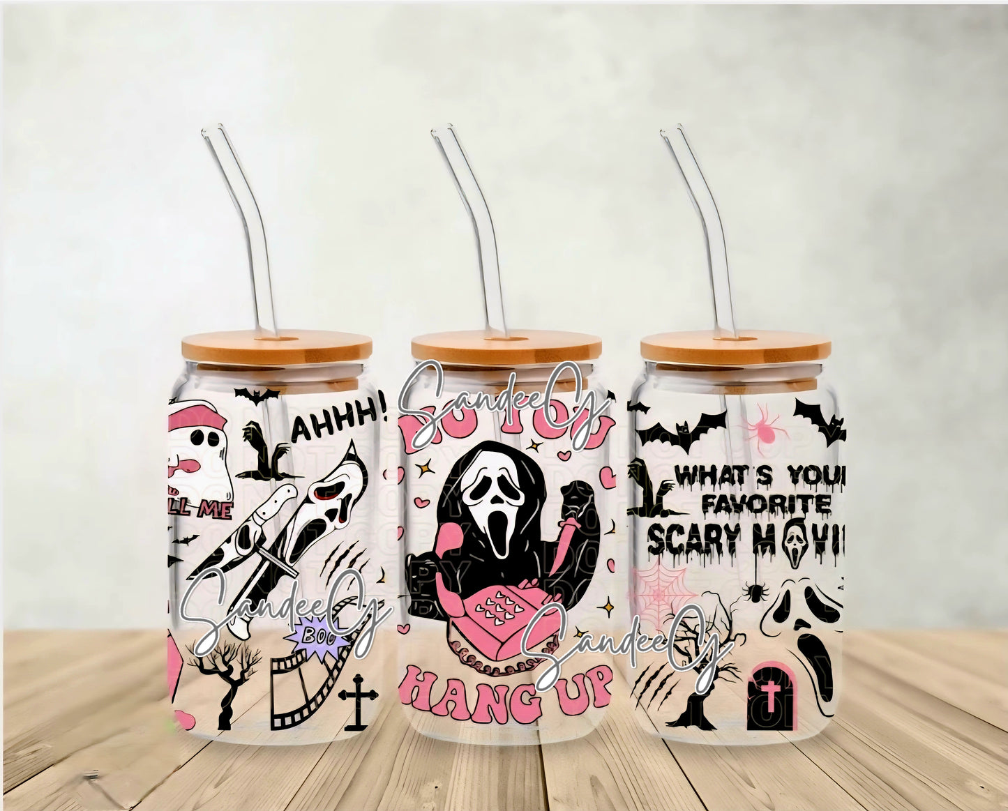 What's Your Favorite Scary Movie? - UVDTF Wrap for cups/hard surfaces sticker