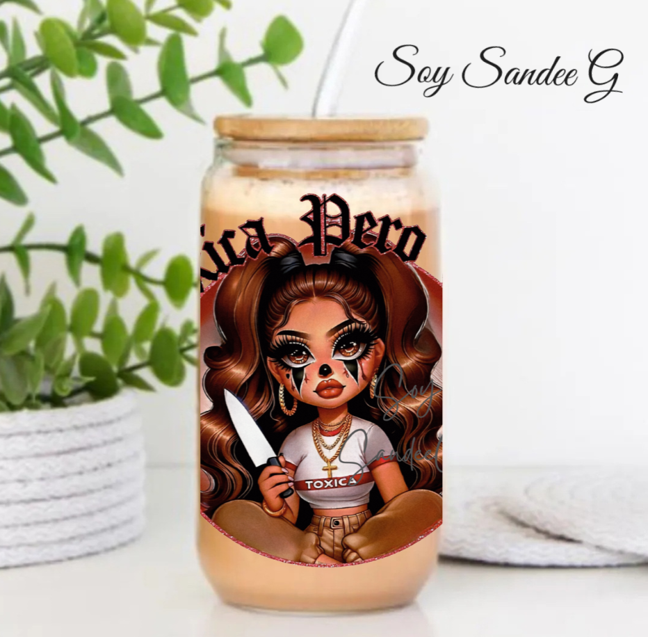 Tóxica Pero Cute - UVDTF Decal for cups/hard surfaces sticker