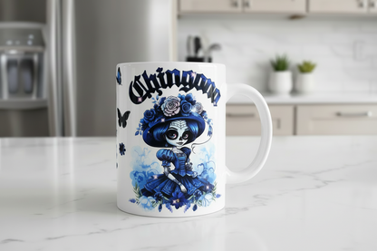 Halloween Chingona - UVDTF Wrap for cups/hard surfaces sticker