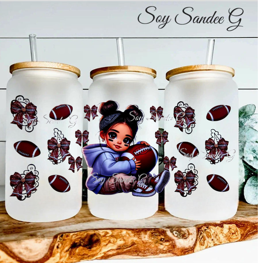 Football Cutie - UVDTF Wrap for cups/hard surfaces sticker