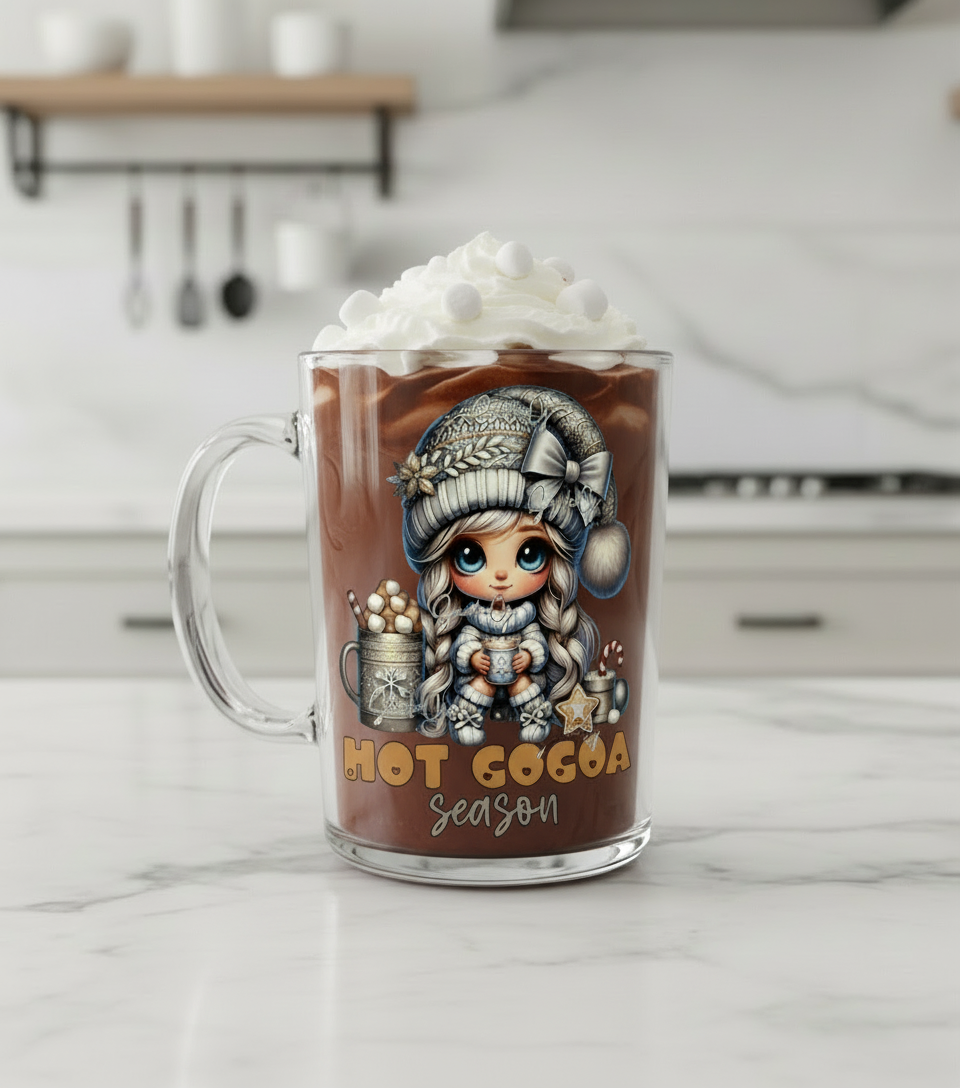 Hot Cocoa Season - UVDTF Decal for cups/hard surfaces sticker