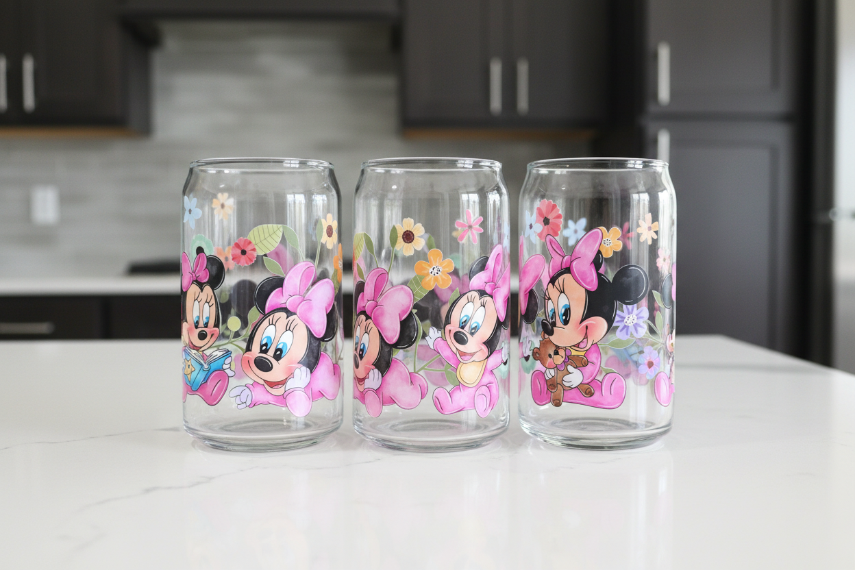 Manta para bebé Minnie UVDTF