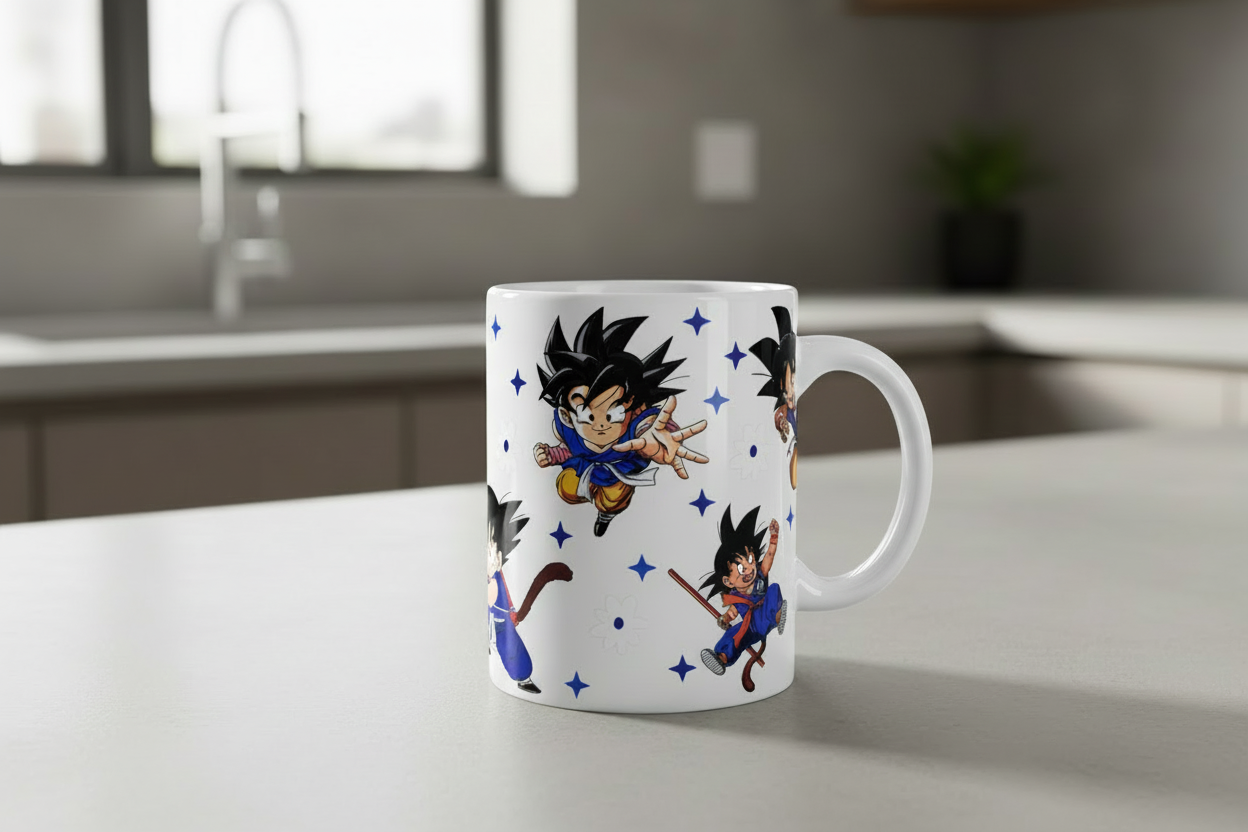 Dragonball Blue Uniform - UVDTF wrap for cups/hard surfaces sticker