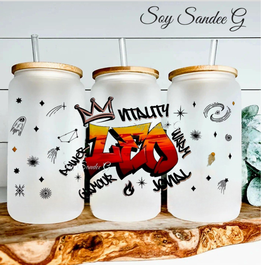 Graffiti Leo - UVDTF Wrap for cups/hard surfaces sticker