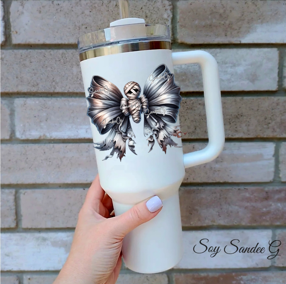 Mummy Coquette Bow - UVDTF Decal for cups/hard surfaces sticker