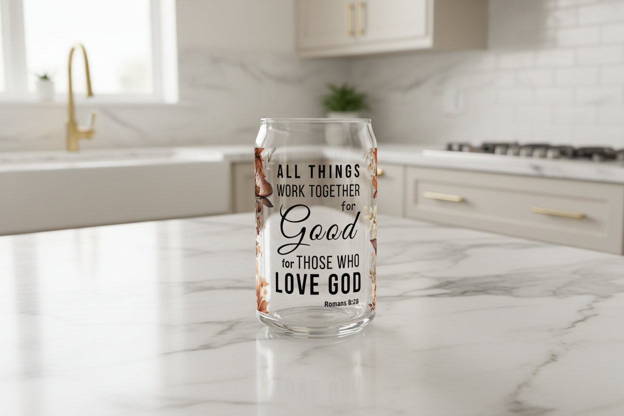 All Things Work Together for Good - UVDTF Wrap for cups/hard surfaces sticker