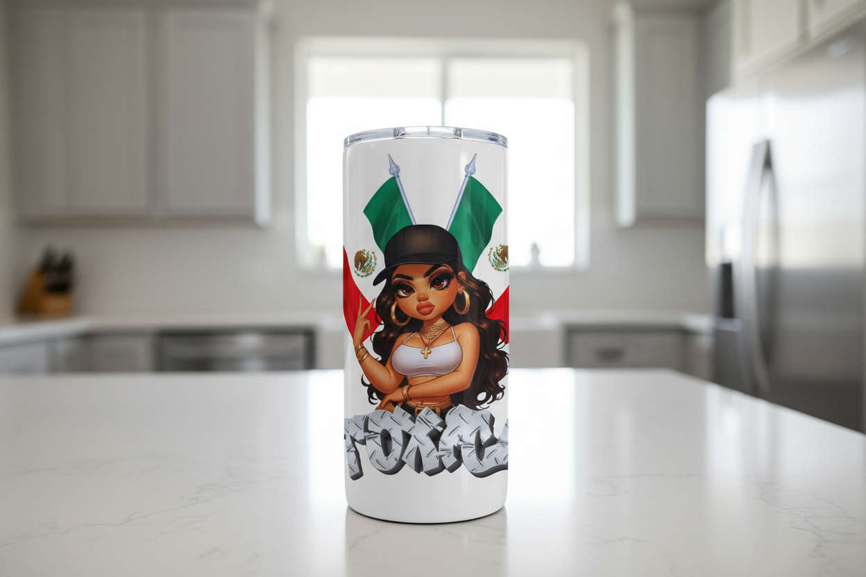 La Mexicana Tóxica - UVDTF Decal for cups/hard surfaces sticker