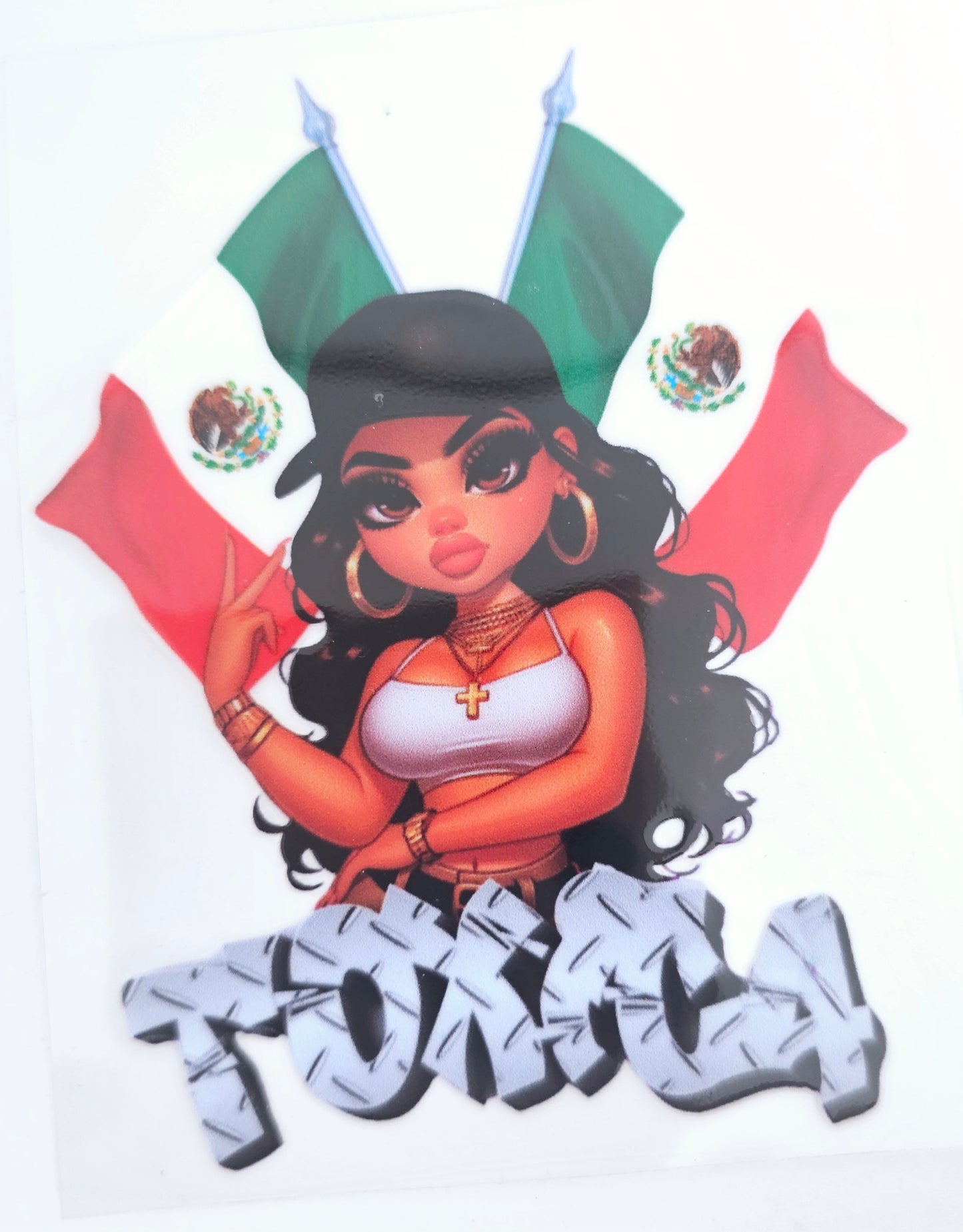 La Mexicana Tóxica - UVDTF Decal