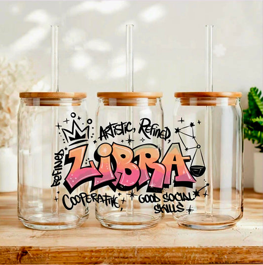 Graffiti Libra - UVDTF Wrap for cups/hard surfaces sticker