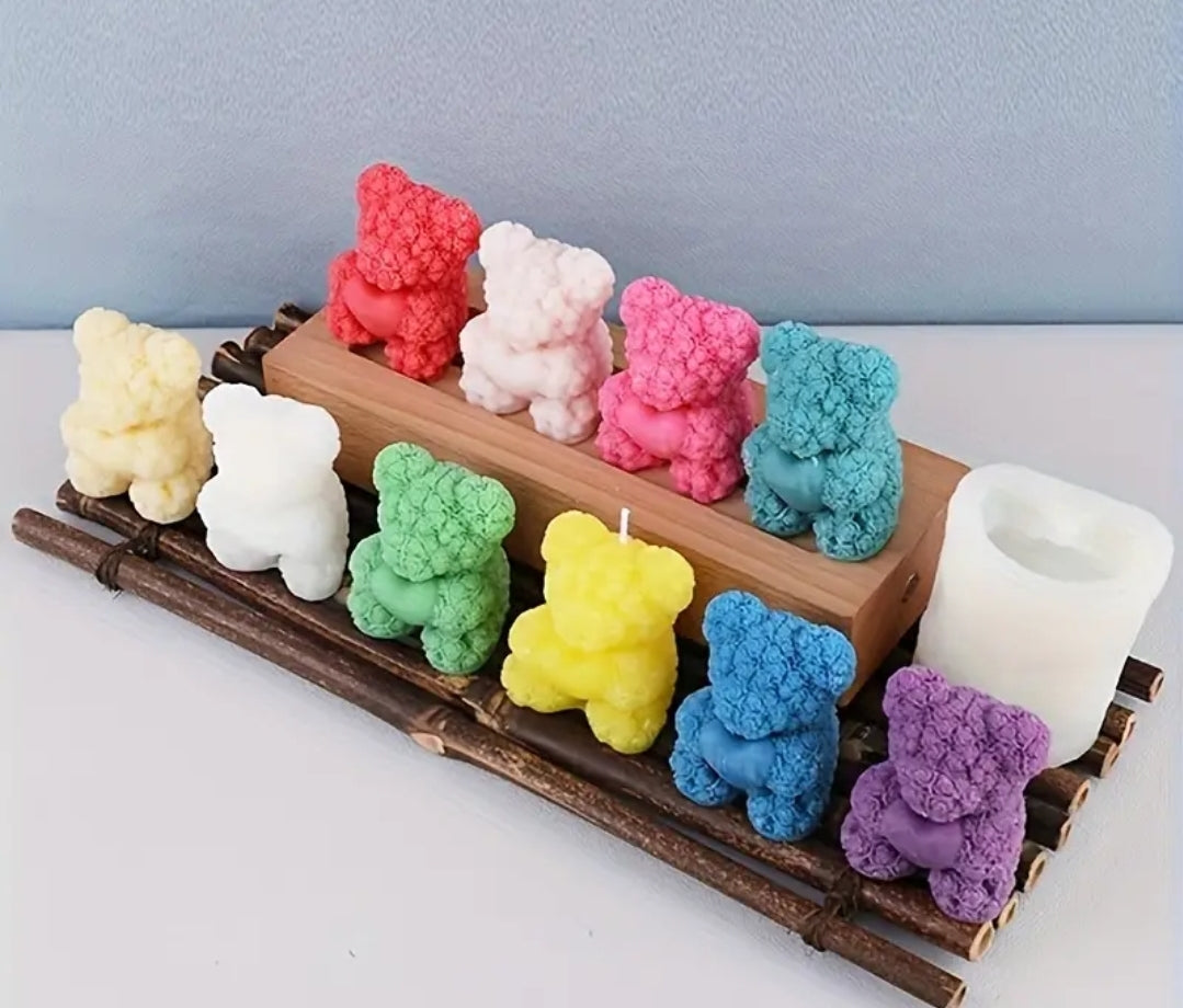 Rose Teddy Bear Highly Fragrant Wax Melt ONLY - NO $