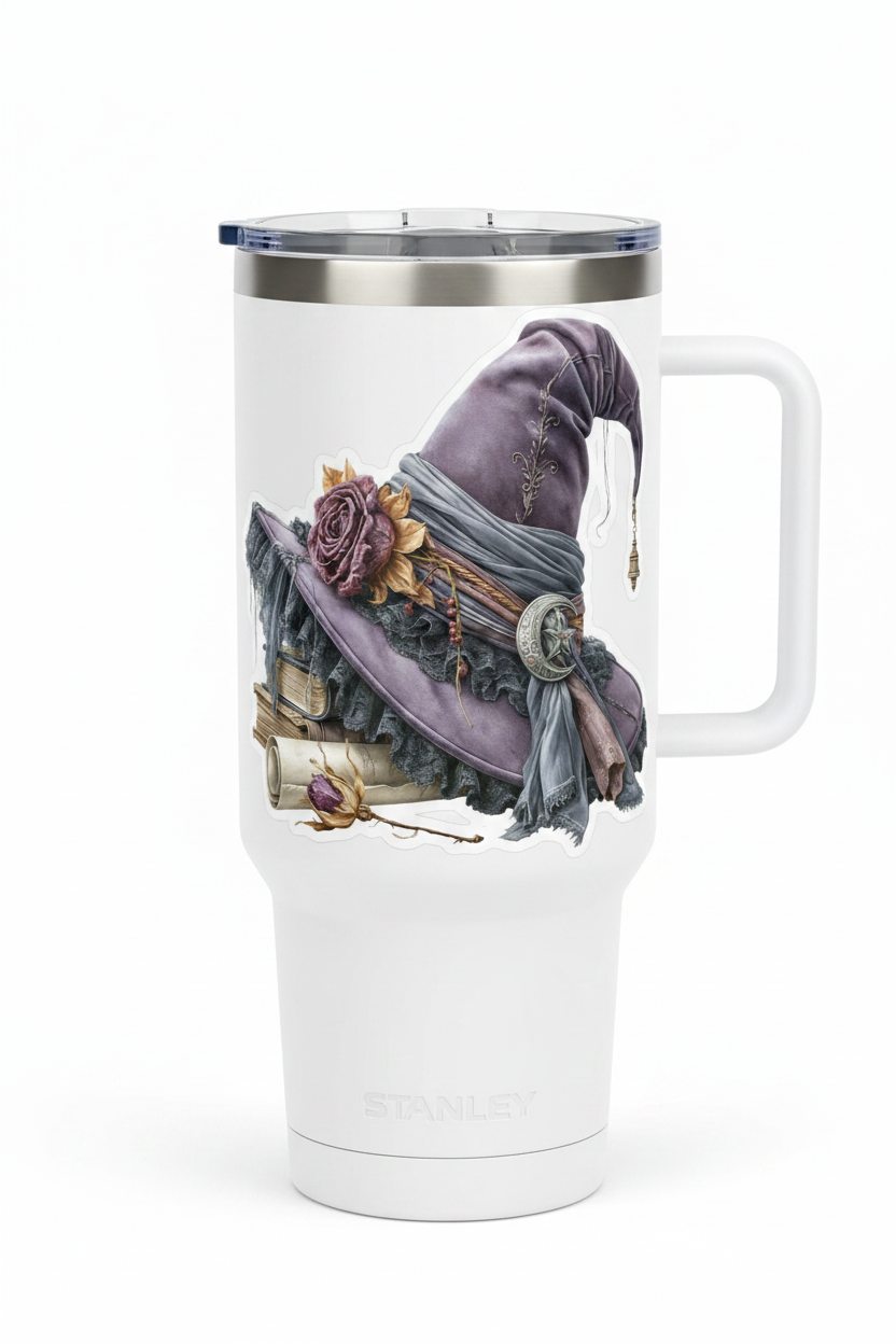Witch Hat - UVDTF decal for cups/hard surfaces sticker