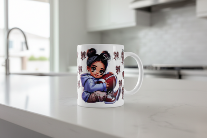 Football Cutie - UVDTF Wrap for cups/hard surfaces sticker