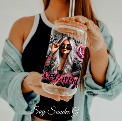 Fake Friends Roses - UVDTF Decal for cups/hard surfaces sticker