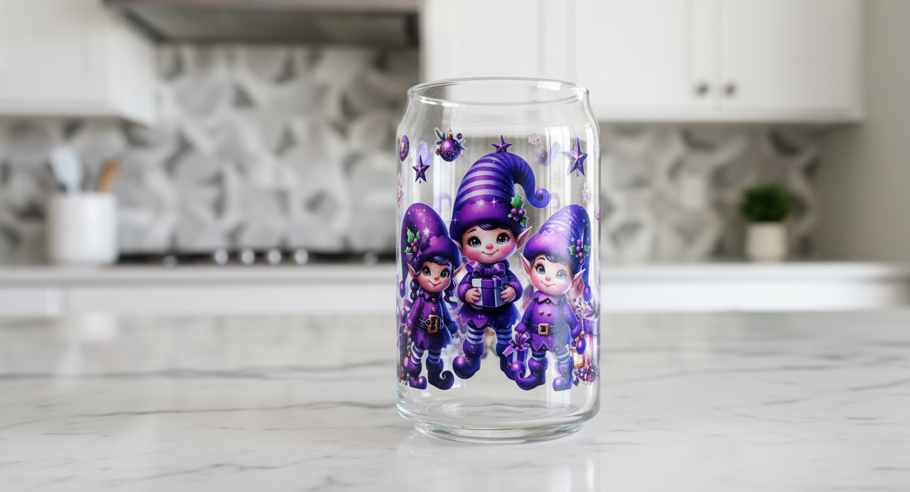 Purple Elves - UVDTF Wrap for cups/hard surfaces sticker
