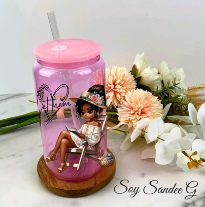 Shhh... No me hables hasta que mi taza esté vacía Calcomanía UVDTF