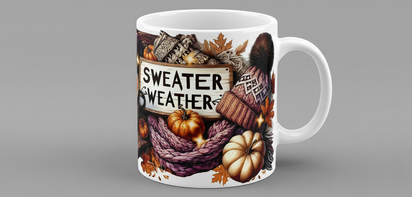 Sweater Weather #2 - UVDTF Wrap for cups/hard surfaces sticker