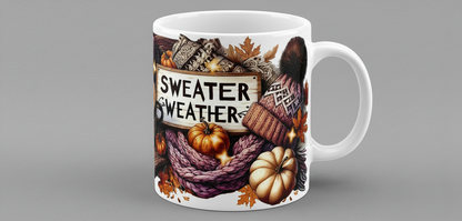 Sweater Weather #2 - UVDTF Wrap for cups/hard surfaces sticker