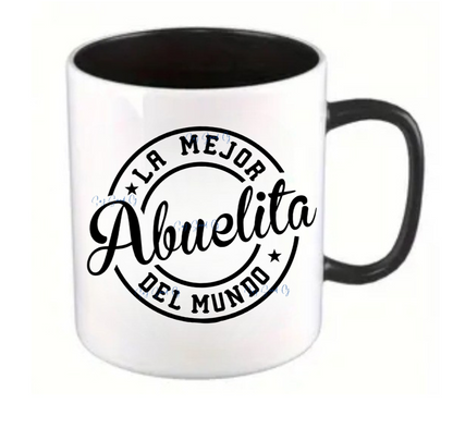 La Mejor Abuelita del Mundo (The Best Grandma in the World) - UVDTF Decal for cups/hard surfaces