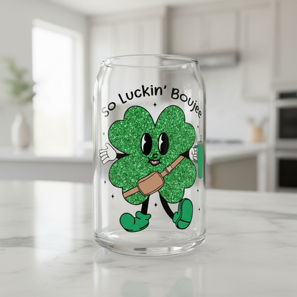 Calcomanía UVDTF de trébol Boujee de So Luckin'