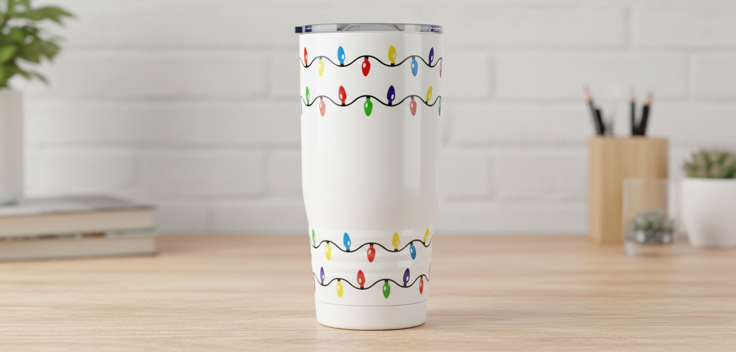 Christmas Lights - UVDTF Wrap for cups/hard surfaces sticker